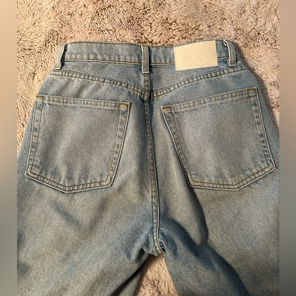 GRLFRND Cassidy Mid Rise Straight Jeans
